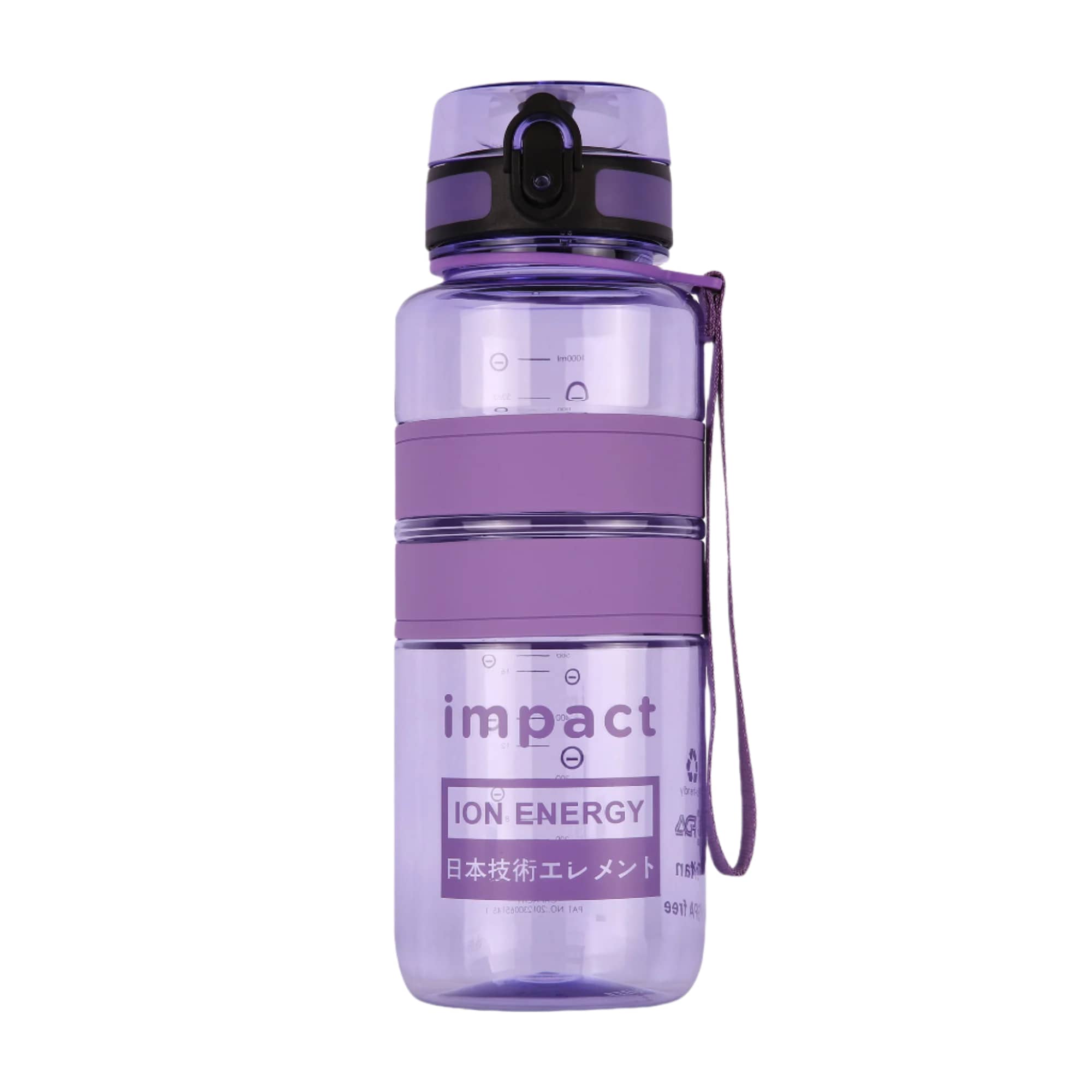 Water Bottle Water Bottles Purple / 1000ML Nano Ionizer USA Tritan Jump Lid Ergo Bottle, 1000ML Ergoworks