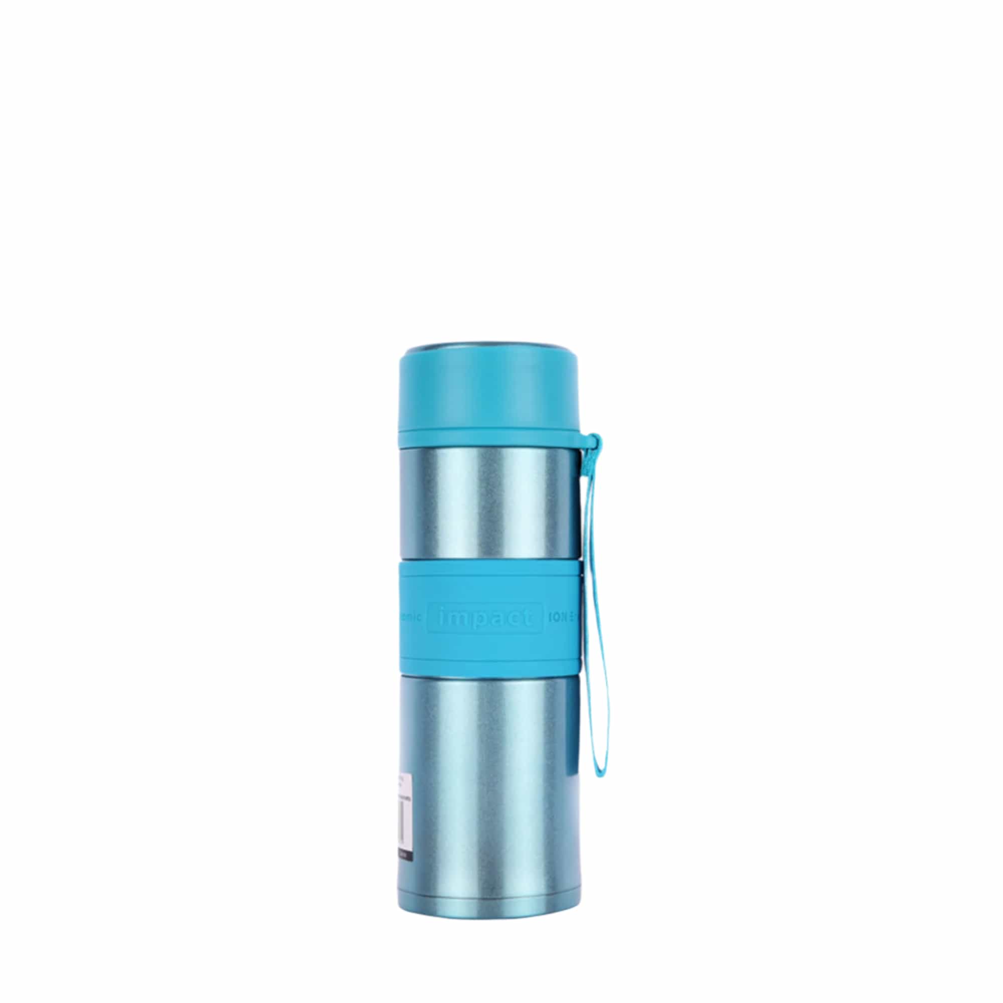 Water Bottle Thermo Flask Blue / 340ML Japan Nano Ion Energy Stainless Steel Screw Lid Water Bottle, 340ML Ergoworks