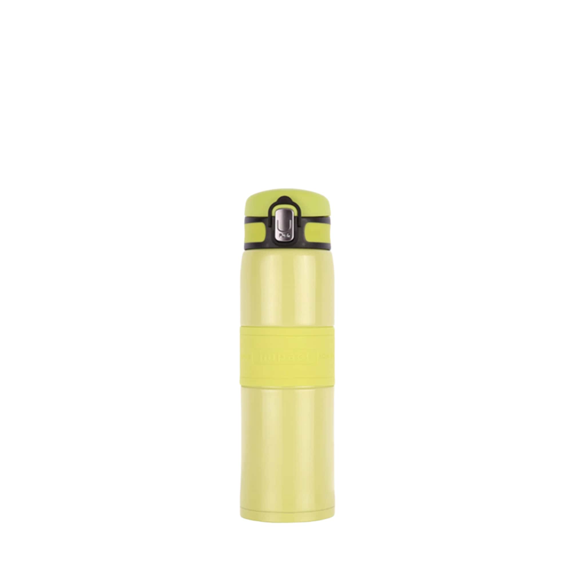 Water Bottle Thermo Flask Green / 410ML Japan Nano Ion Energy Stainless Steel Screw Lid Water Bottle, 410ML Ergoworks