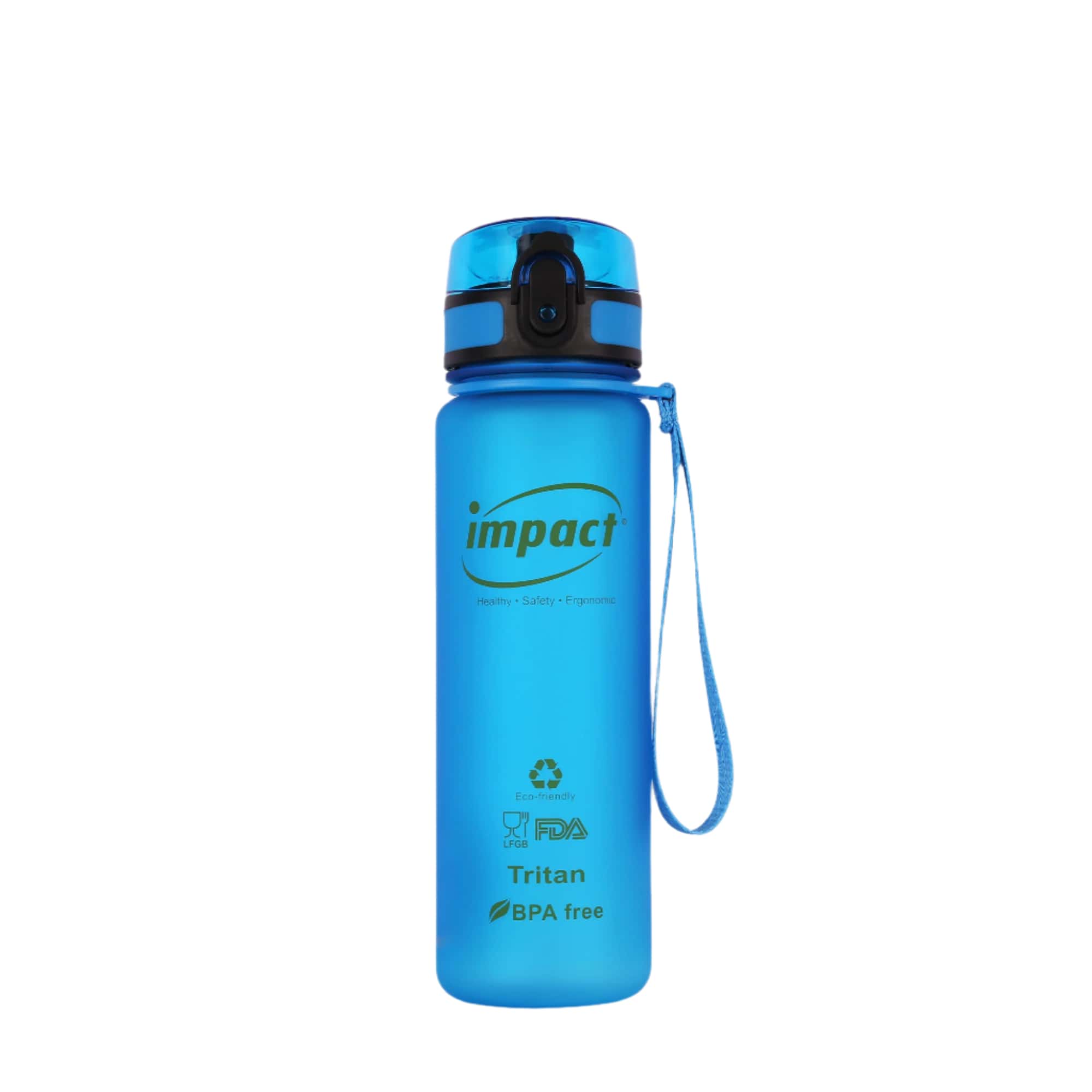 Water Bottle Blue / 500ML USA Tritan Jump Lid Design Ergo Bottle, 500ML Ergoworks