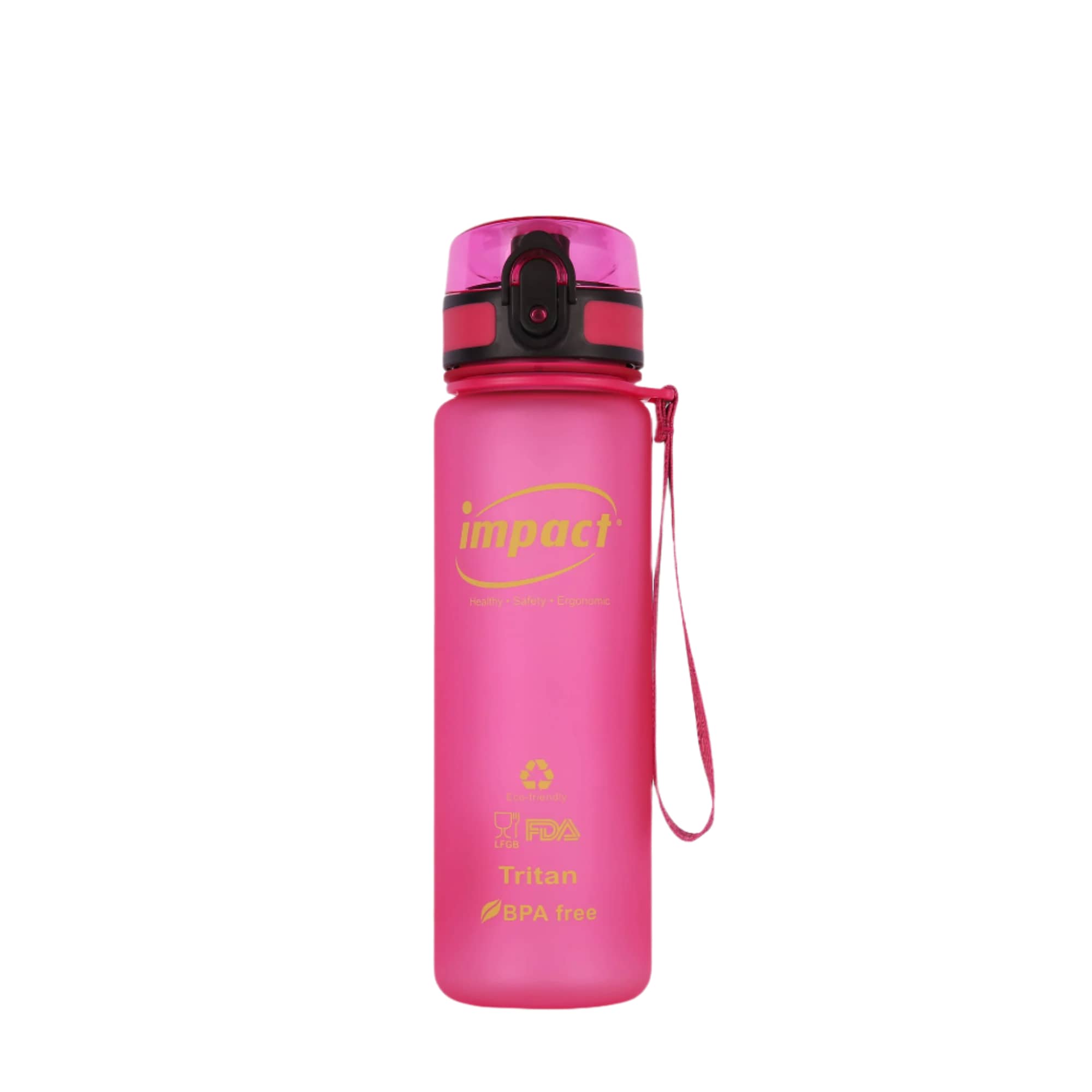 Water Bottle Pink / 500ML USA Tritan Jump Lid Design Ergo Bottle, 500ML Ergoworks