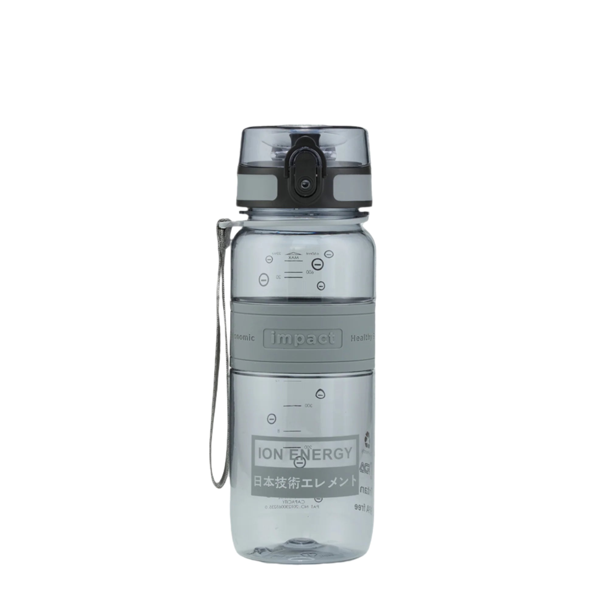 Nano Ionizer USA Tritan Jump Lid Ergo Bottle, 650ML - Ergoworks