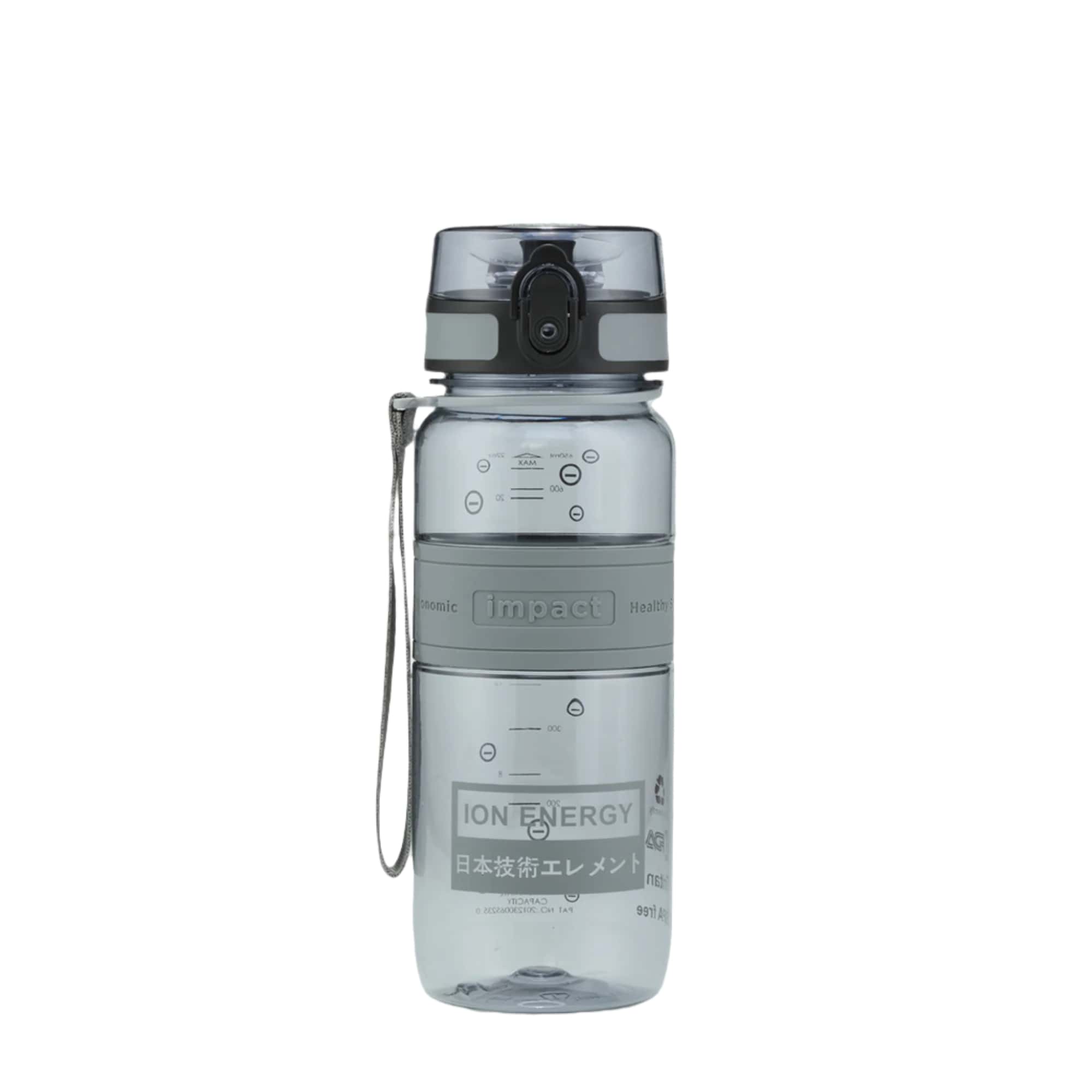 Water Bottle Water Bottles Grey / 650ML Nano Ionizer USA Tritan Jump Lid Ergo Bottle, 650ML Ergoworks