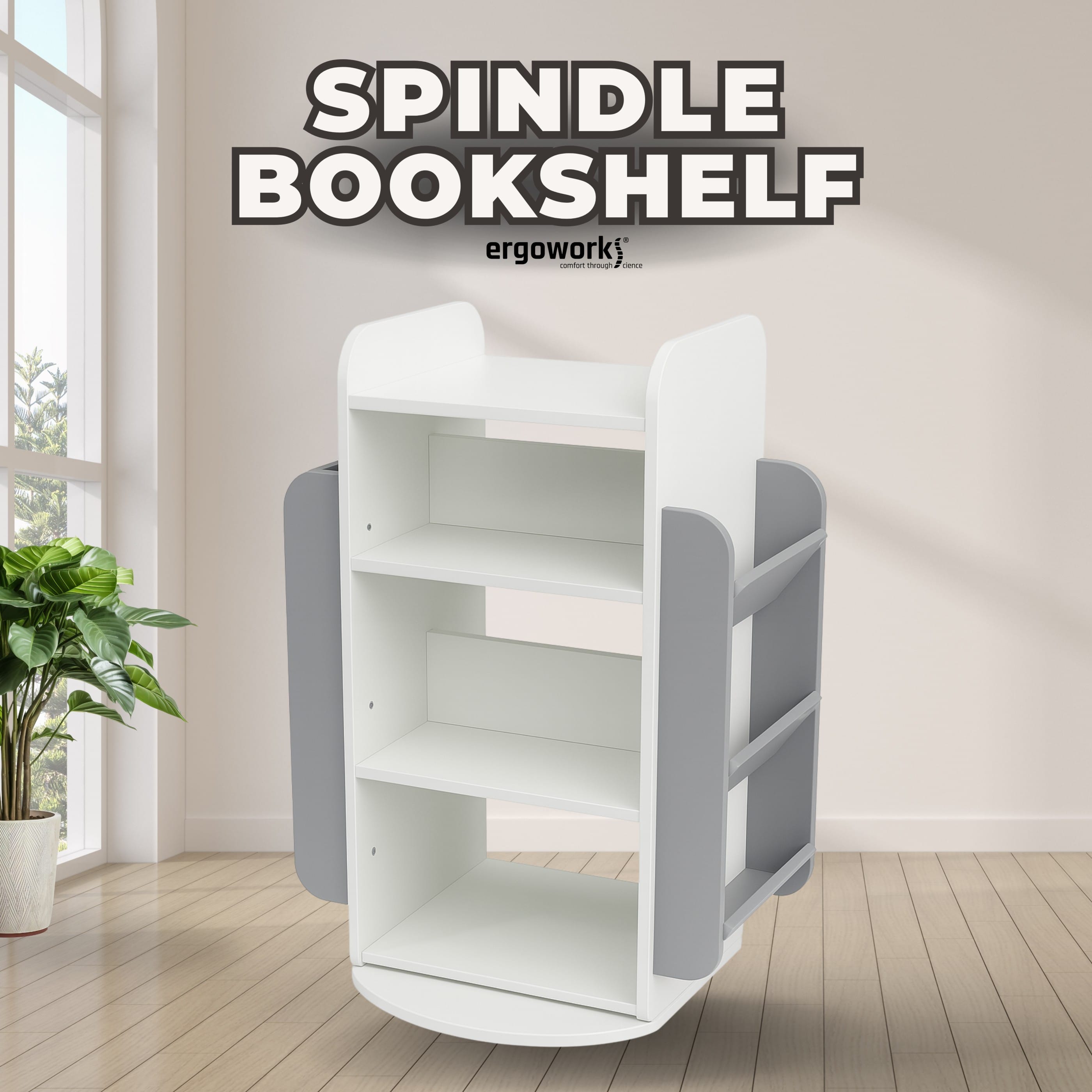 Ergoworks Spindle Bookshelf Ergoworks
