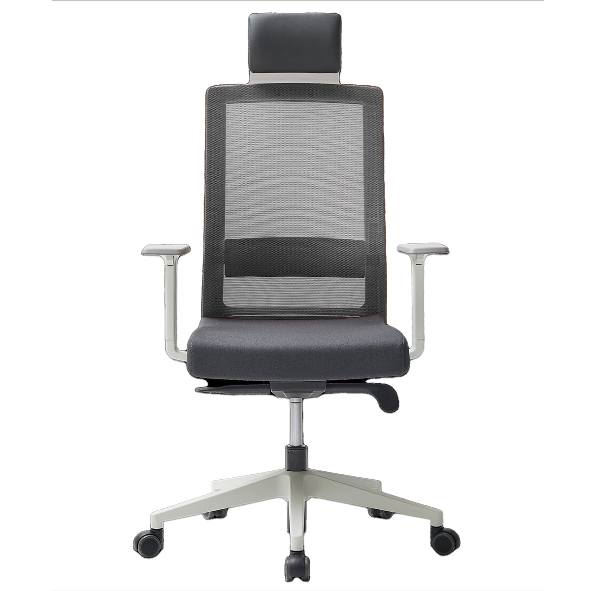 DUOREST Duoflex Square Office Home Ergonomic Mesh Office Chair Black Frame, White Frame