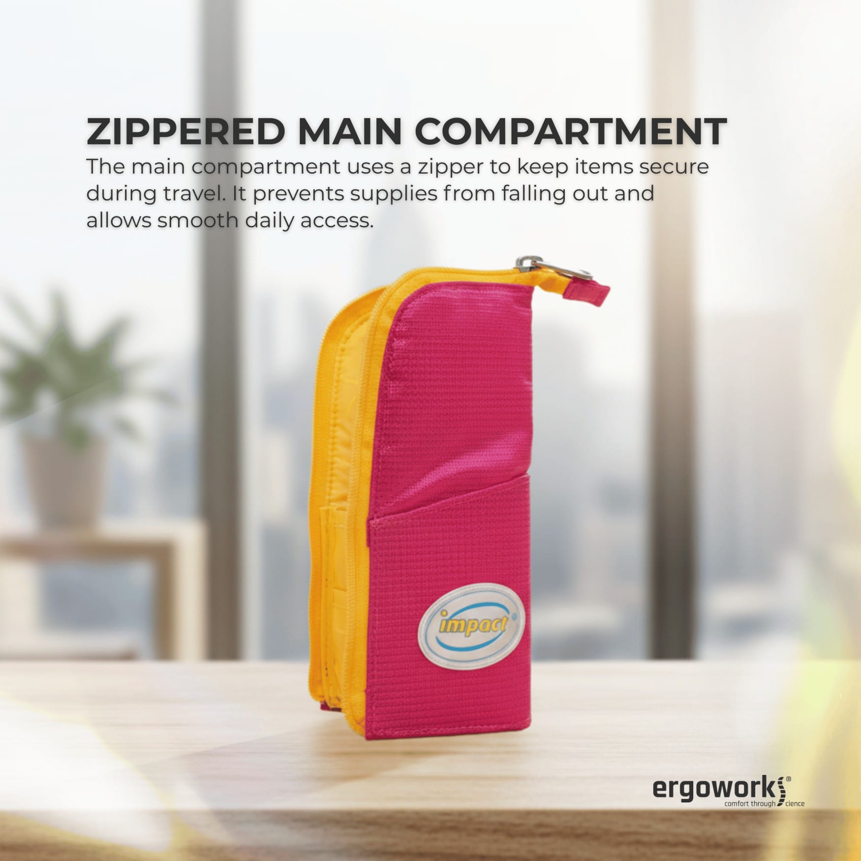 Impact Pencil Case IMPACT IM-00048 Ergonomic Stationery Bag Ergoworks