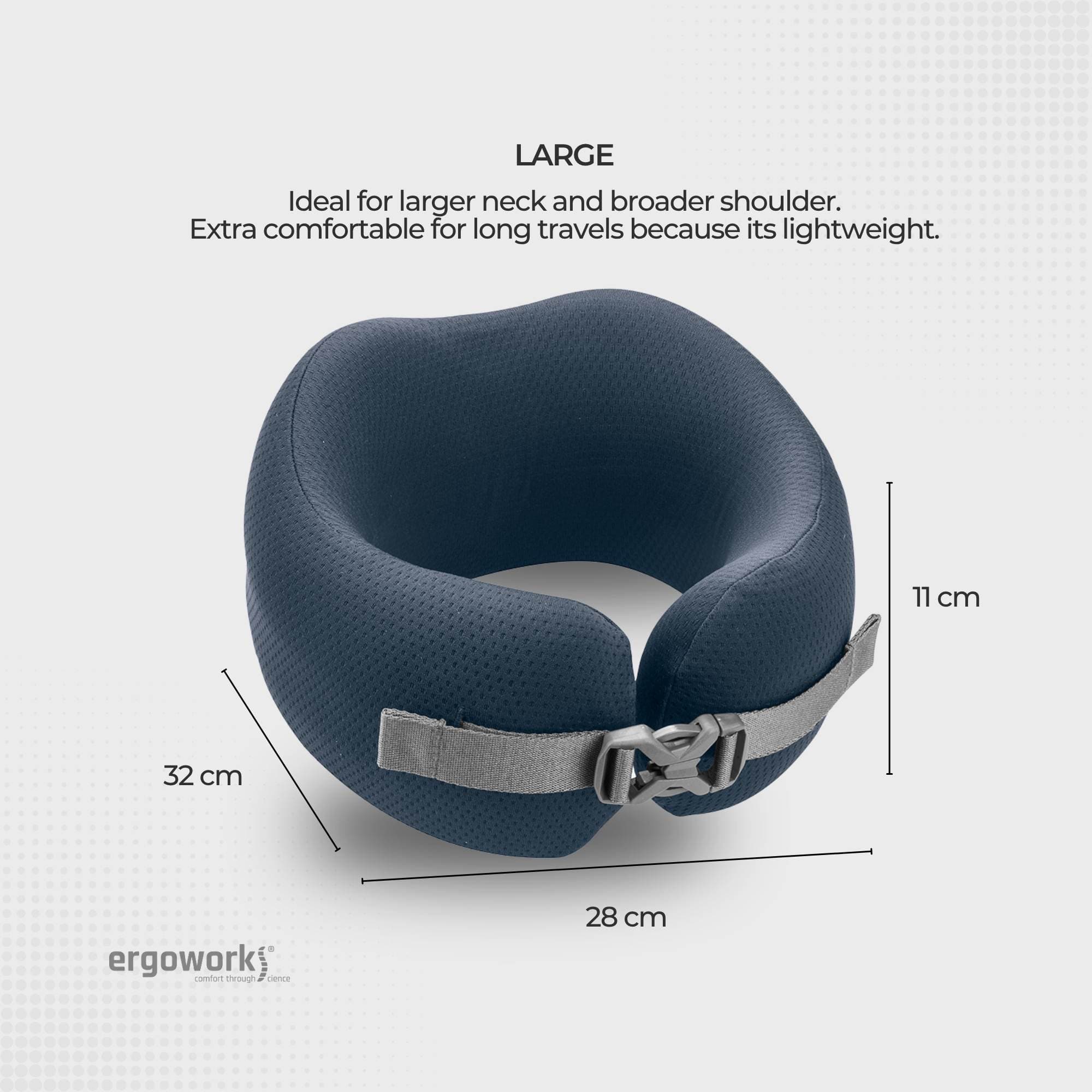 Ergoworks Pillows Easynap Pocket Travel Pillow (Large) Ergoworks