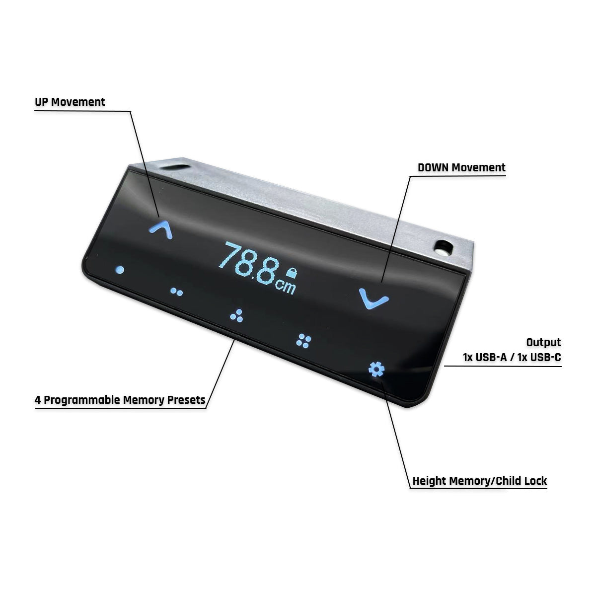 Signature Standing Desk, Formica Tabletop - Ergoworks