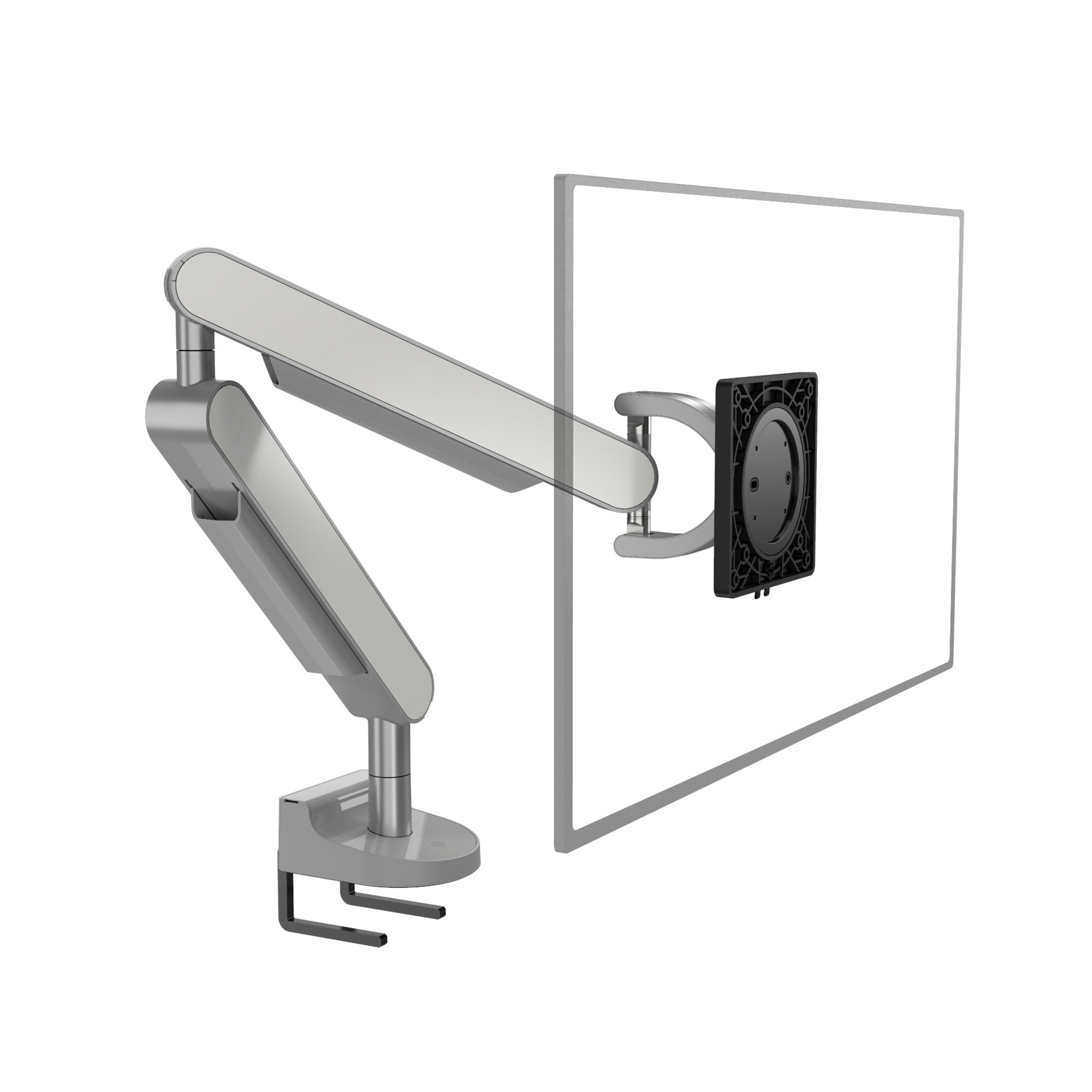 Single Desk Mount Vesa Monitor Arm - Ergoworks