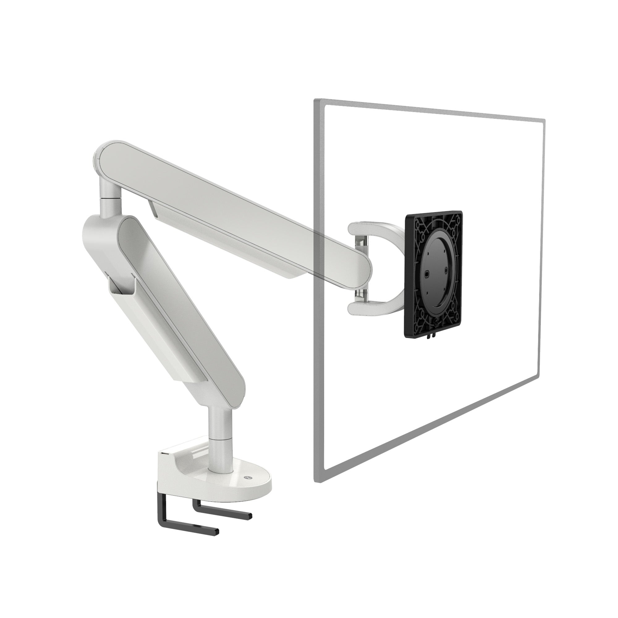 Single Desk Mount Vesa Monitor Arm - Ergoworks