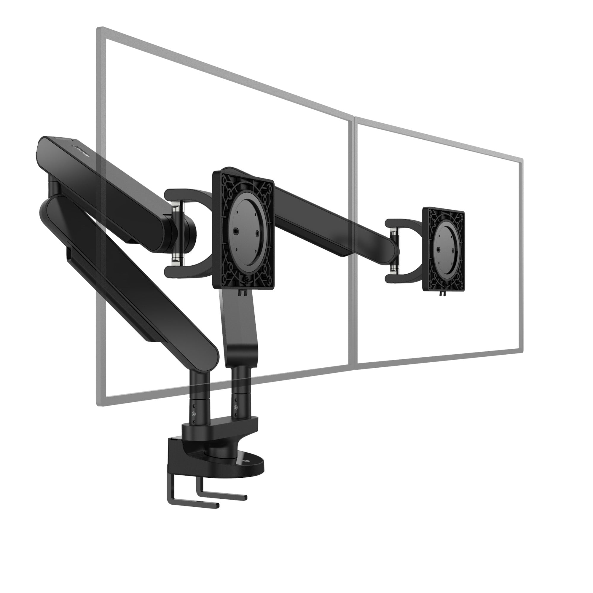 Premium Dual Desk Mount Vesa Monitor Arm - Ergoworks