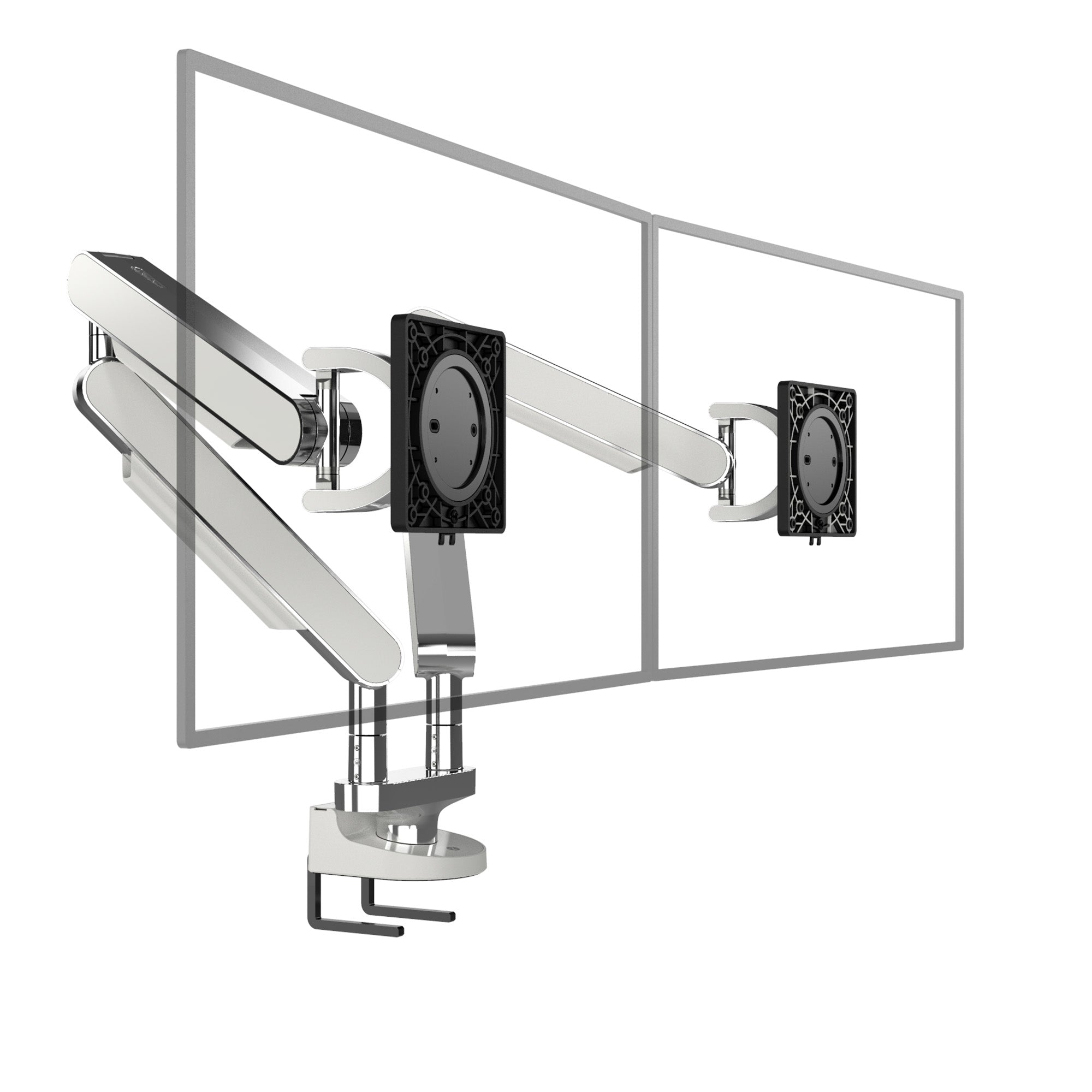 Premium Dual Desk Mount Vesa Monitor Arm - Ergoworks