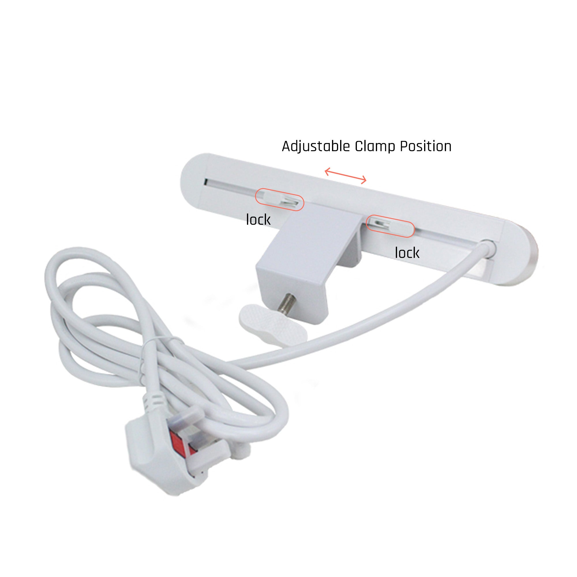 Desk Edge Clamp Power Socket