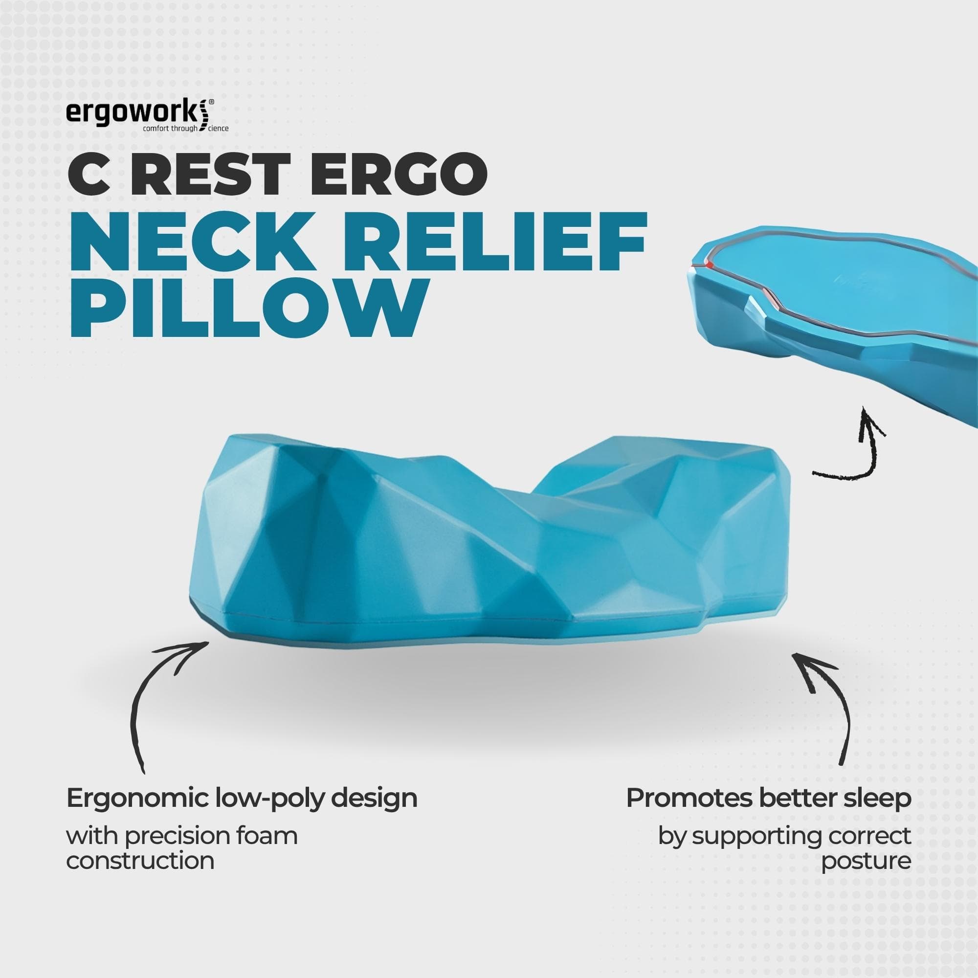Ergoworks Pillows C Rest Ergo Neck Relief Pillow Ergoworks