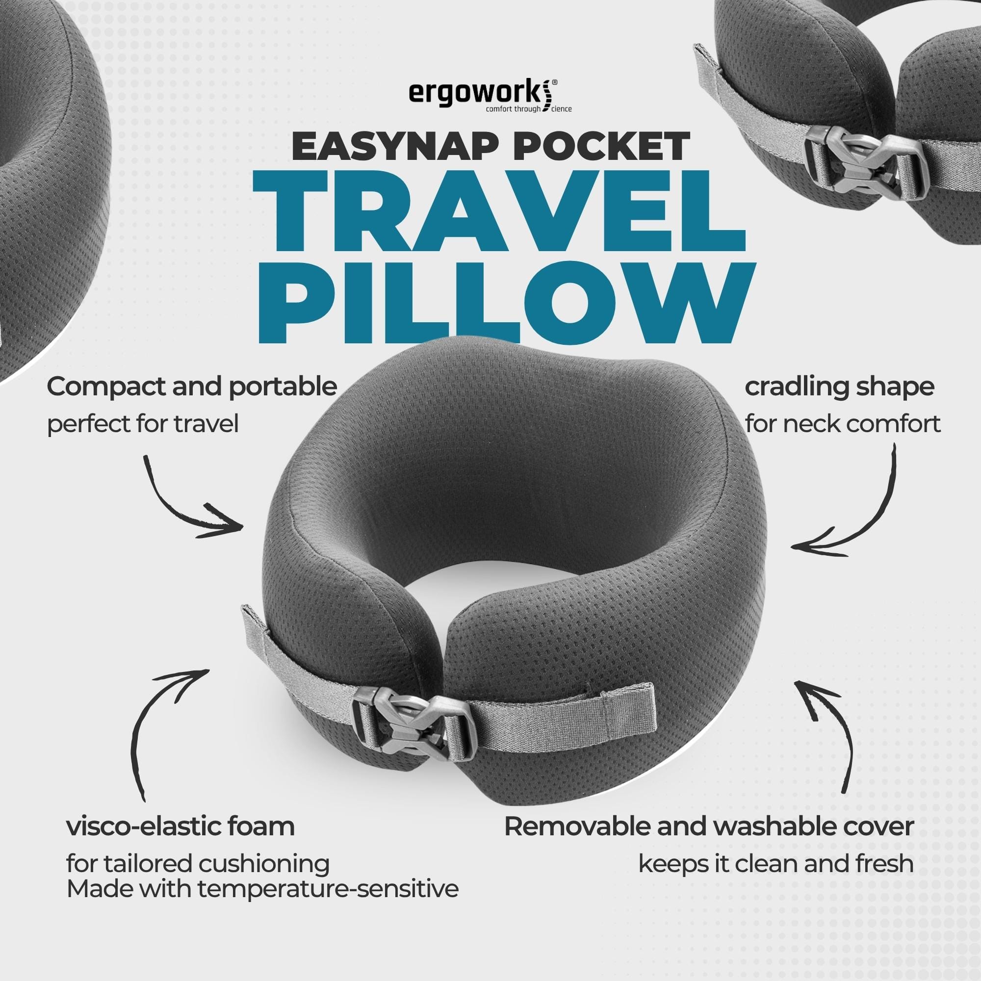 Easynap Pocket Travel Pillow (Large) - Ergoworks