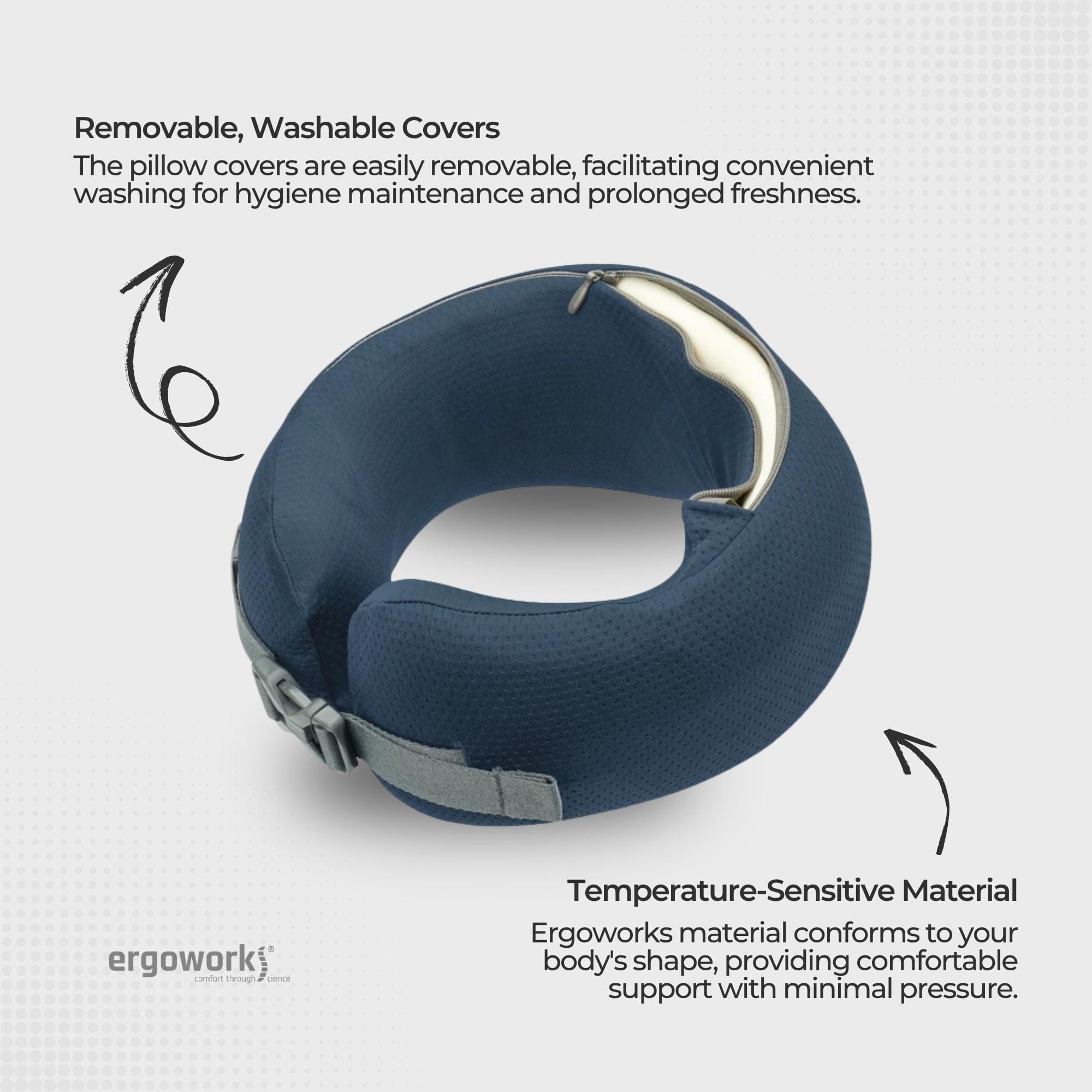 Easynap Pocket Travel Pillow (Large) - Ergoworks