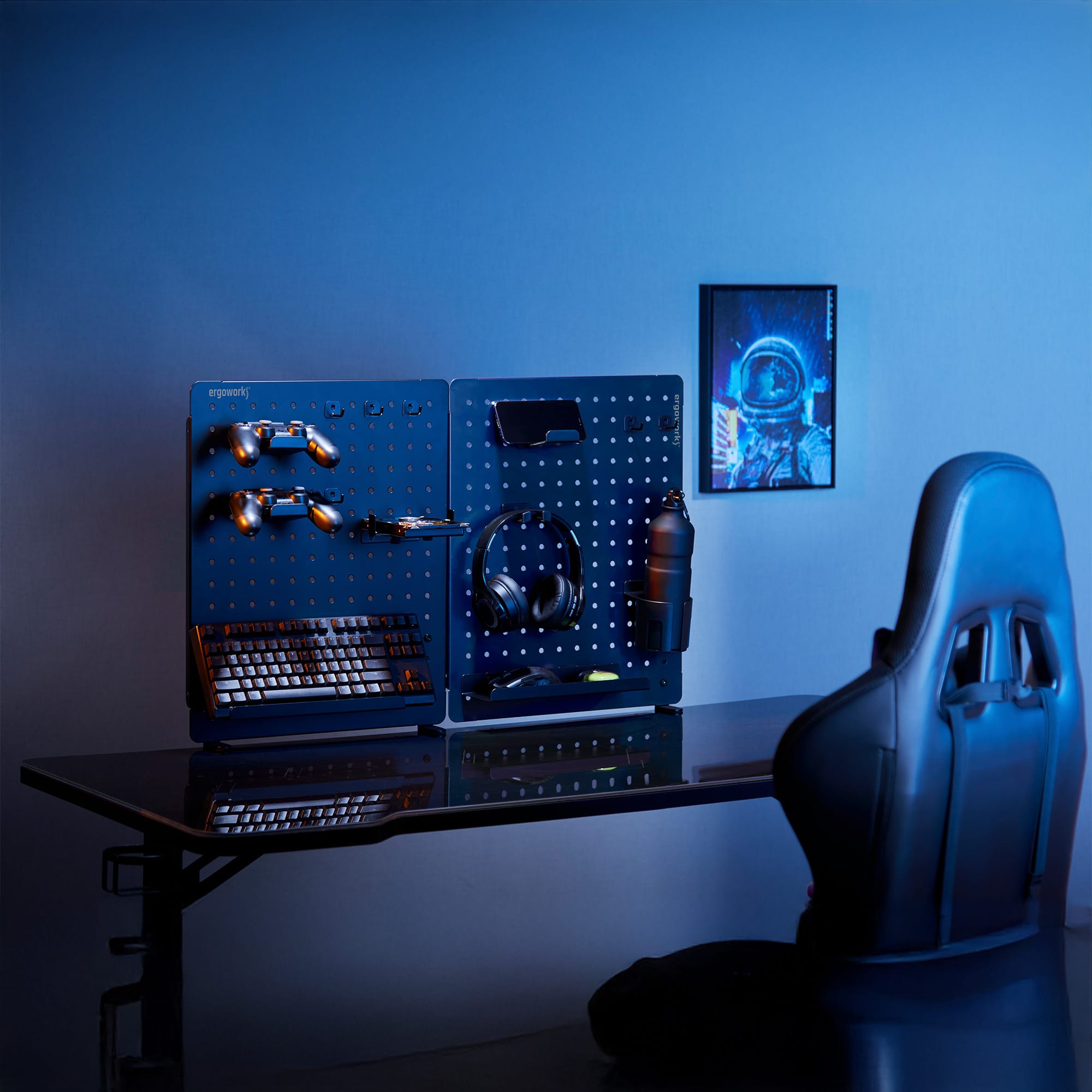 Ergoworks Desk Organizer Desk Back Pegboard Organizer Ergoworks