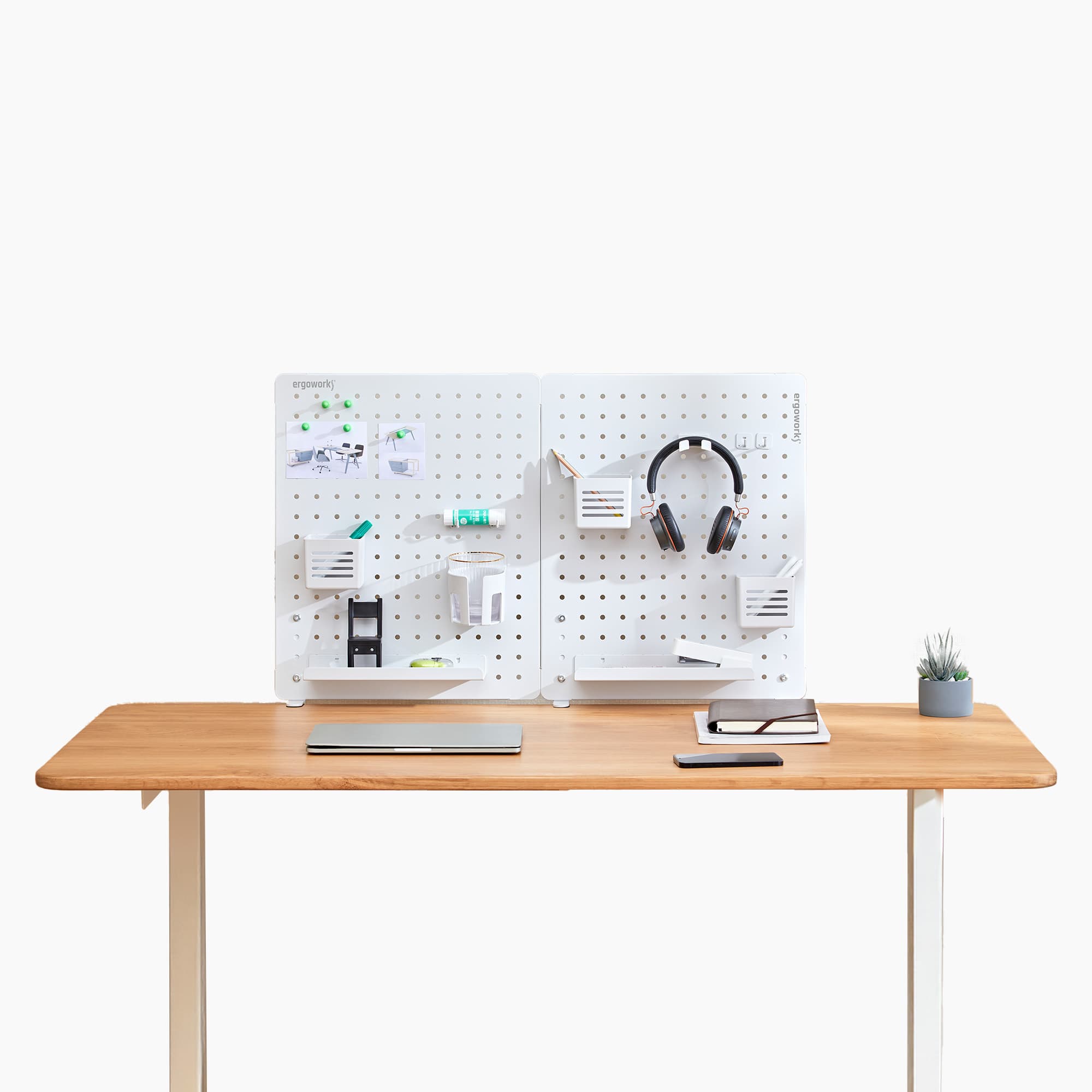 Ergoworks Desk Organizer Desk Back Pegboard Organizer Ergoworks