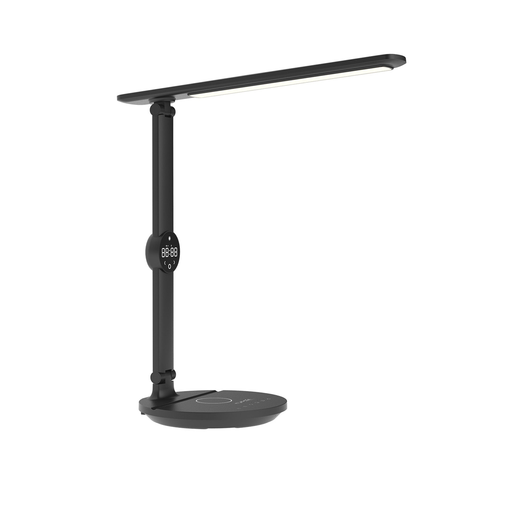 Ergo Eye Care Led Desk Lamp with Qi Charger & Digital Clock - Ergoworks