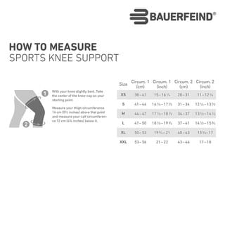 BAUERFEIND BAUERFEIND - SPORT KNEE SUPPORT Ergoworks