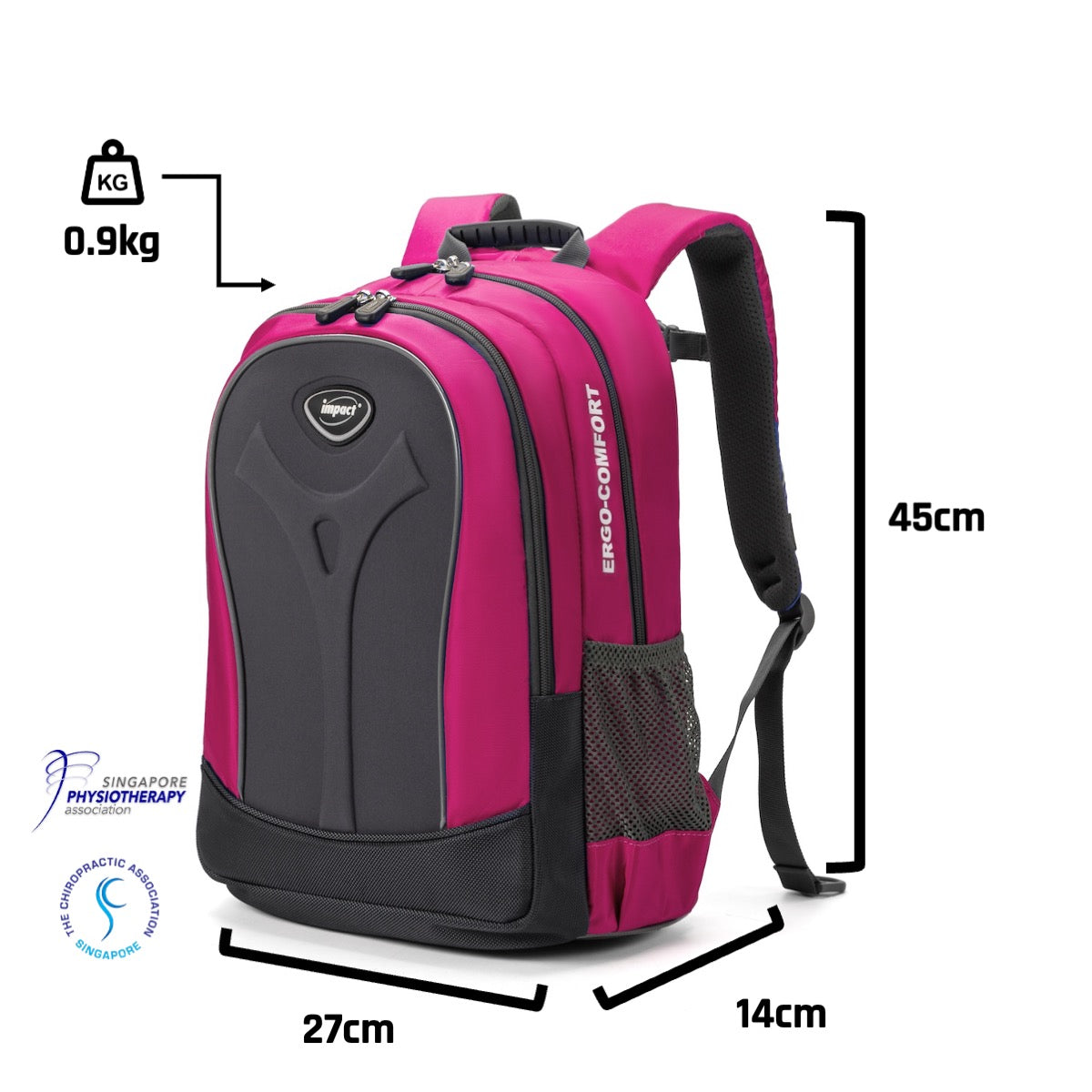 Impact Posture Correction Ergonomic Backpack, IPEG-167 - Ergoworks