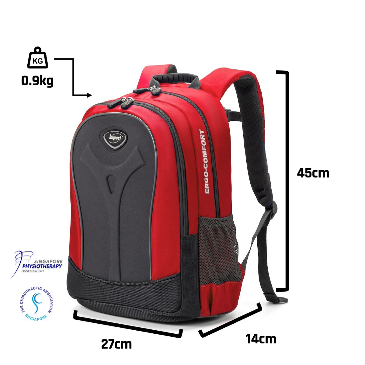 Impact Posture Correction Ergonomic Backpack, IPEG-167 - Ergoworks