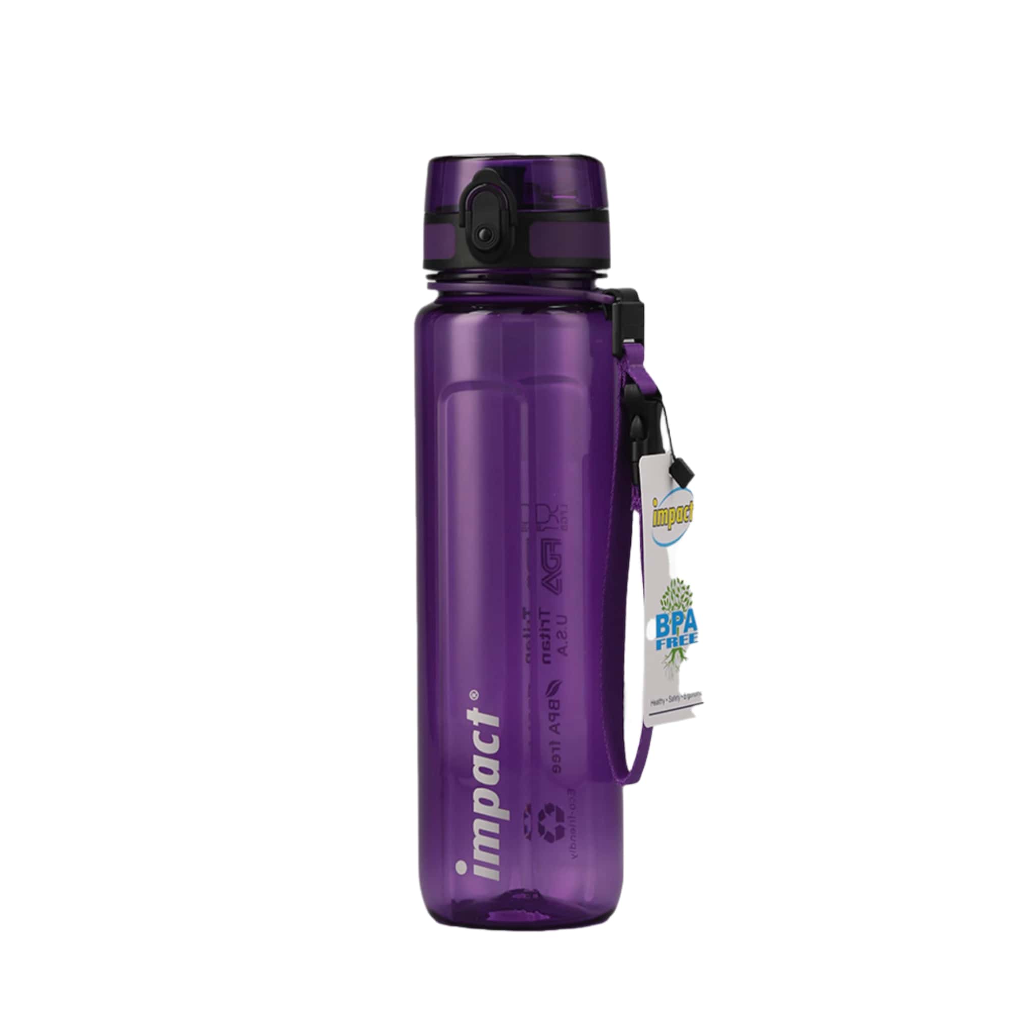 Water Bottle Purple / 950ML Tritan Jump Lid Ergo Bottle, 950ML Ergoworks