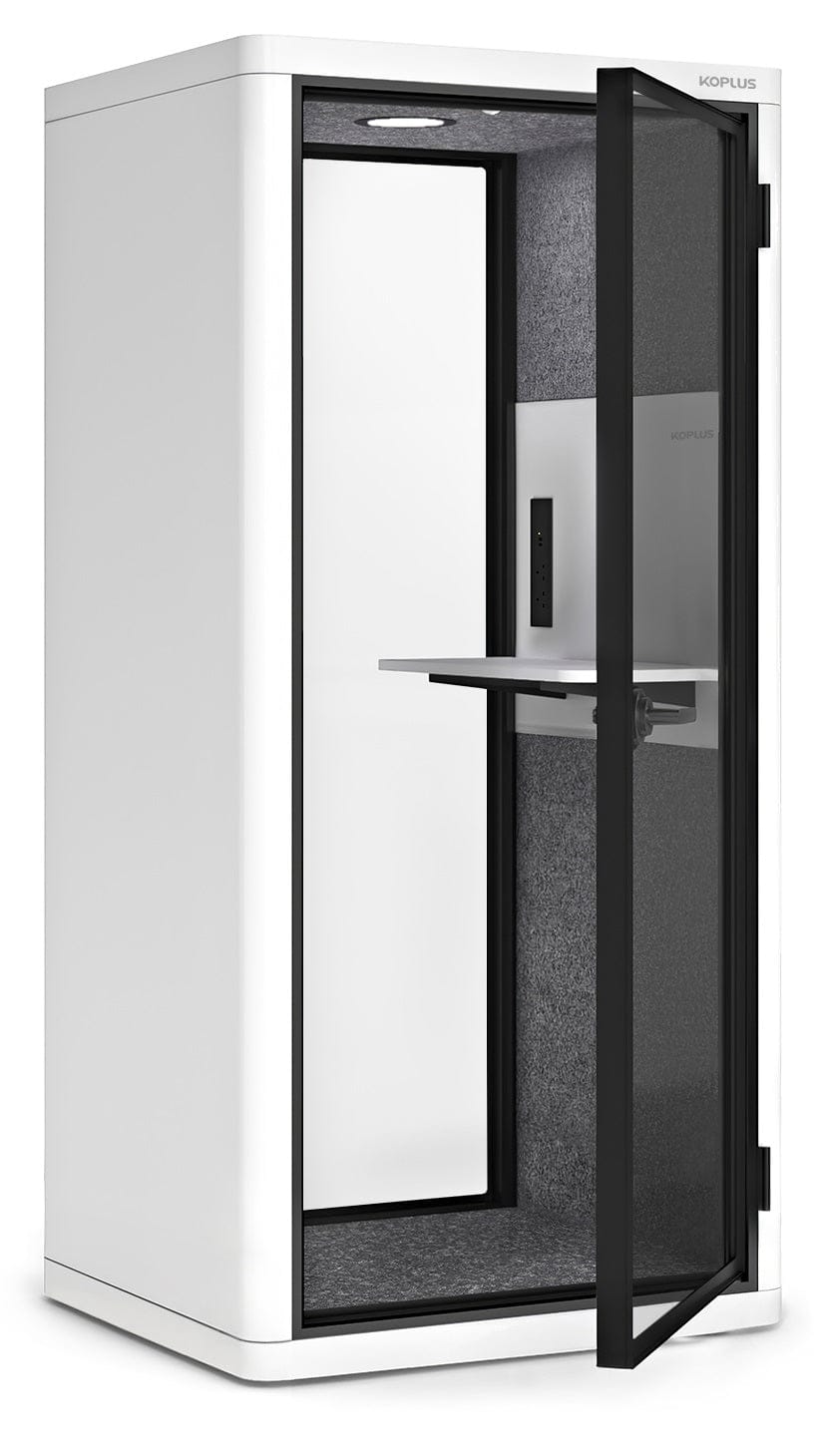 KOPLUS Meeting Pod Soundproof Acoustic Phone Booth Single Pod With Sofa (MILLI-SIT) Ergoworks
