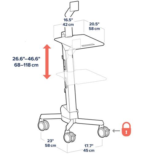 Neo-Flex® LCD Cart