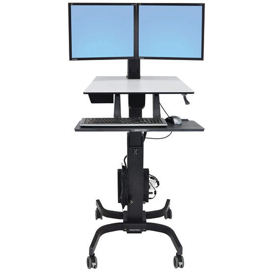 WorkFit-C, Dual Sit-Stand Workstation - Ergoworks