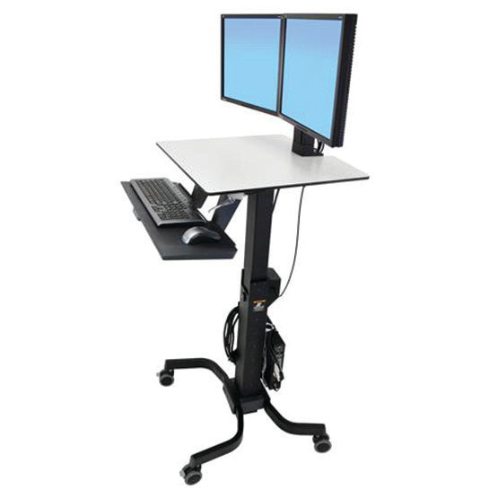 WorkFit-C, Dual Sit-Stand Workstation - Ergoworks
