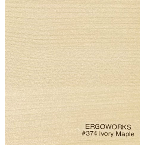 Ergoworks Under-Desk Accessories MAPLE EW-2D1F-MFC325 Mobile Pedestal Drawer with Lock and Castors Ergoworks