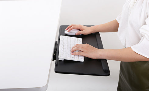 ERGOWORKS EW-KT101 BK - UNDER DESK UNIVERSAL KEYBOARD TRAY - Ergoworks