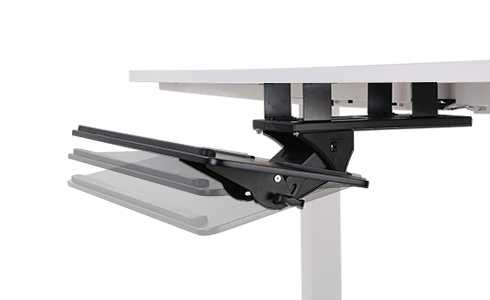 ERGOWORKS EW-KT101 BK - UNDER DESK UNIVERSAL KEYBOARD TRAY - Ergoworks