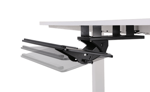 Ergoworks Under Desk Universal Keyboard Tray EW-KT101 BK - Ergoworks