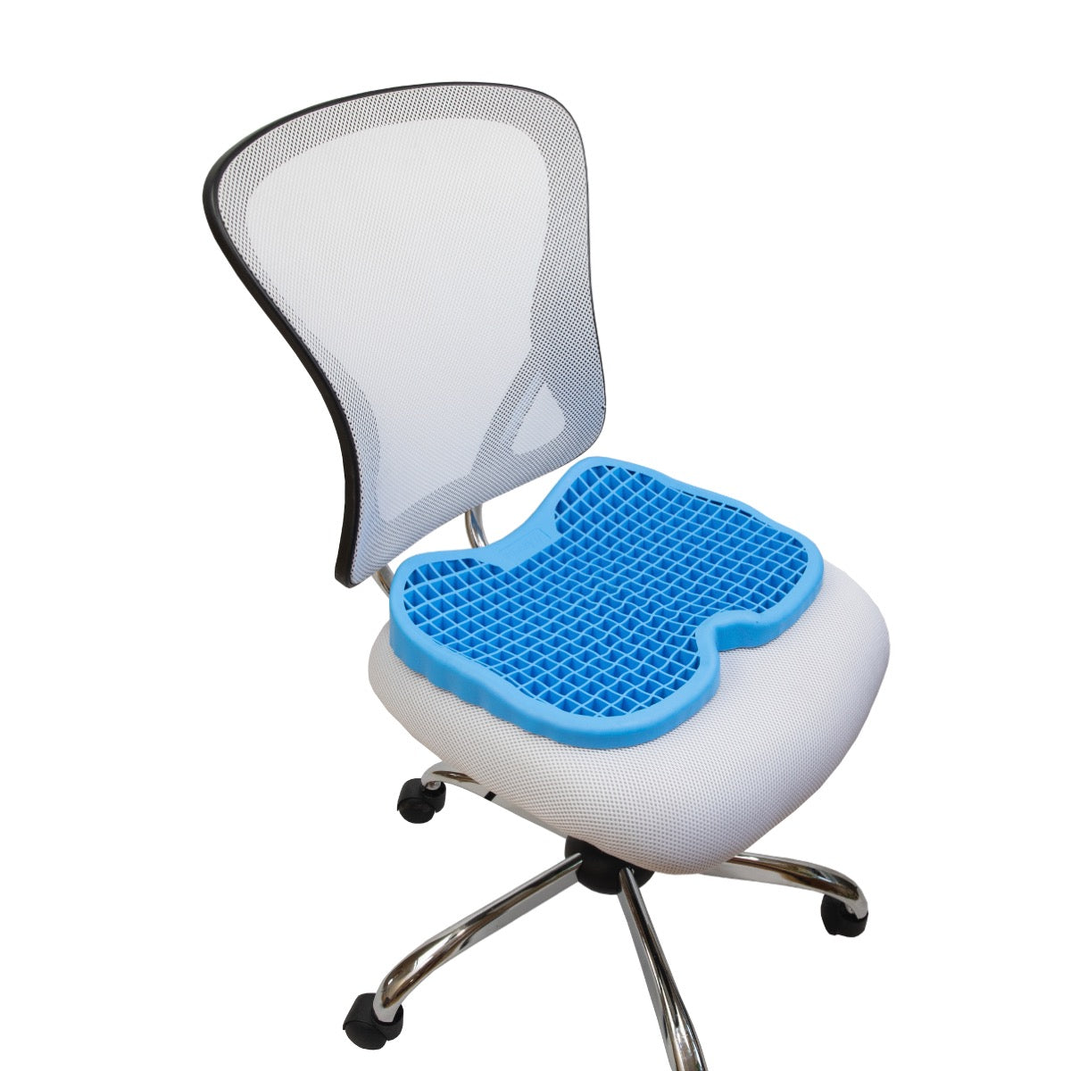 Office Chair with Back Support | BACKJOY - BJSRG001 - SitzRight Gel Seat Cushion