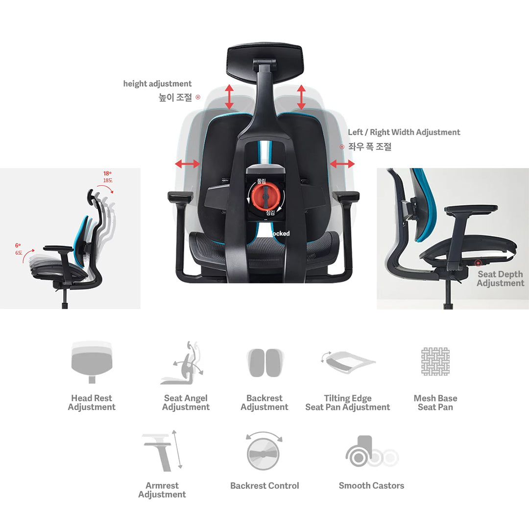 D2 Dual Comfort Chair D2-200M
