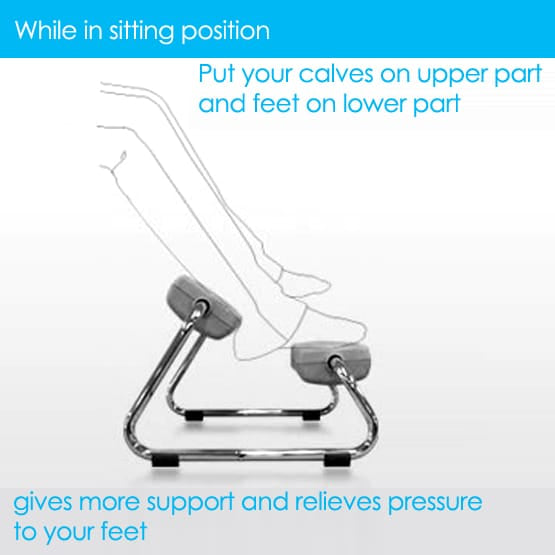 Duorest Accessory Footrest DUOREST DR-EZ1-GY Idea Collection EZ-Footrest Ergoworks