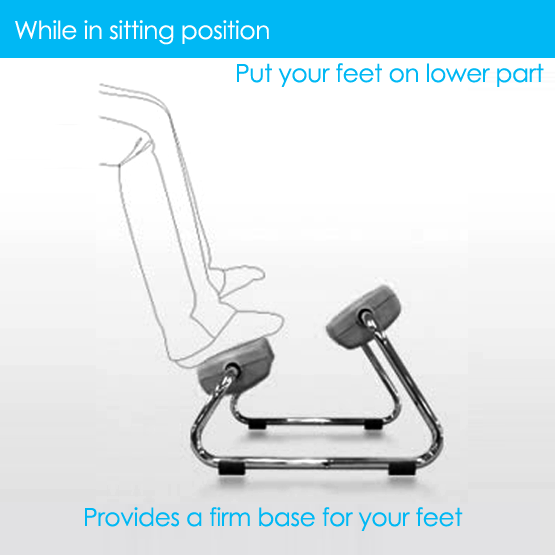 DUOREST DR-EZ1-GY Idea Collection EZ-Footrest - Ergoworks