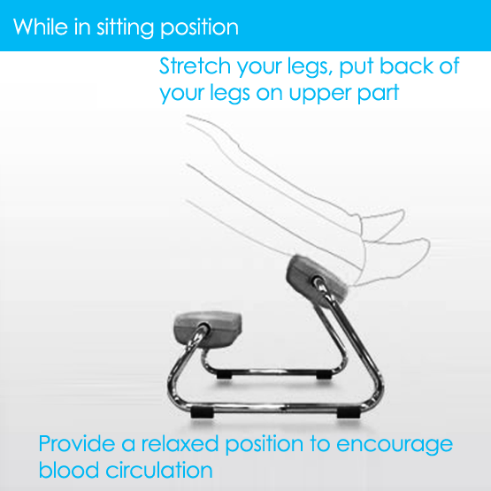 DUOREST DR-EZ1-GY Idea Collection EZ-Footrest - Ergoworks