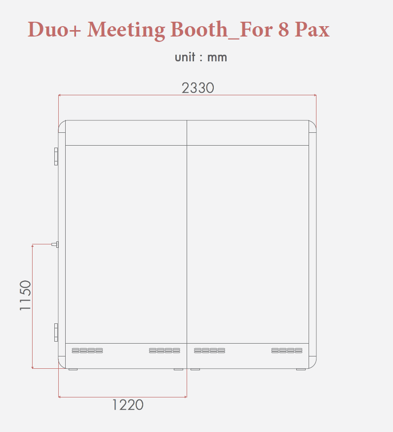 Koplus Duo+ Meeting Pod With UV-C Lamp 8 Pax (2022 Edition)