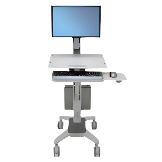 WorkFit-C, Single LD Sit-Stand Workstation - Ergoworks