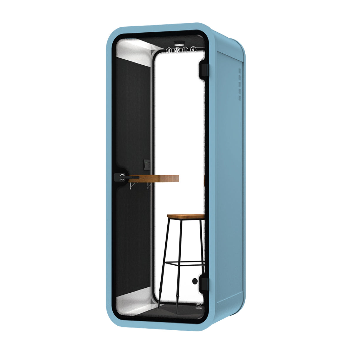 Soundproof Acoustic Work Phone Booth Single Pod - Ergoworks