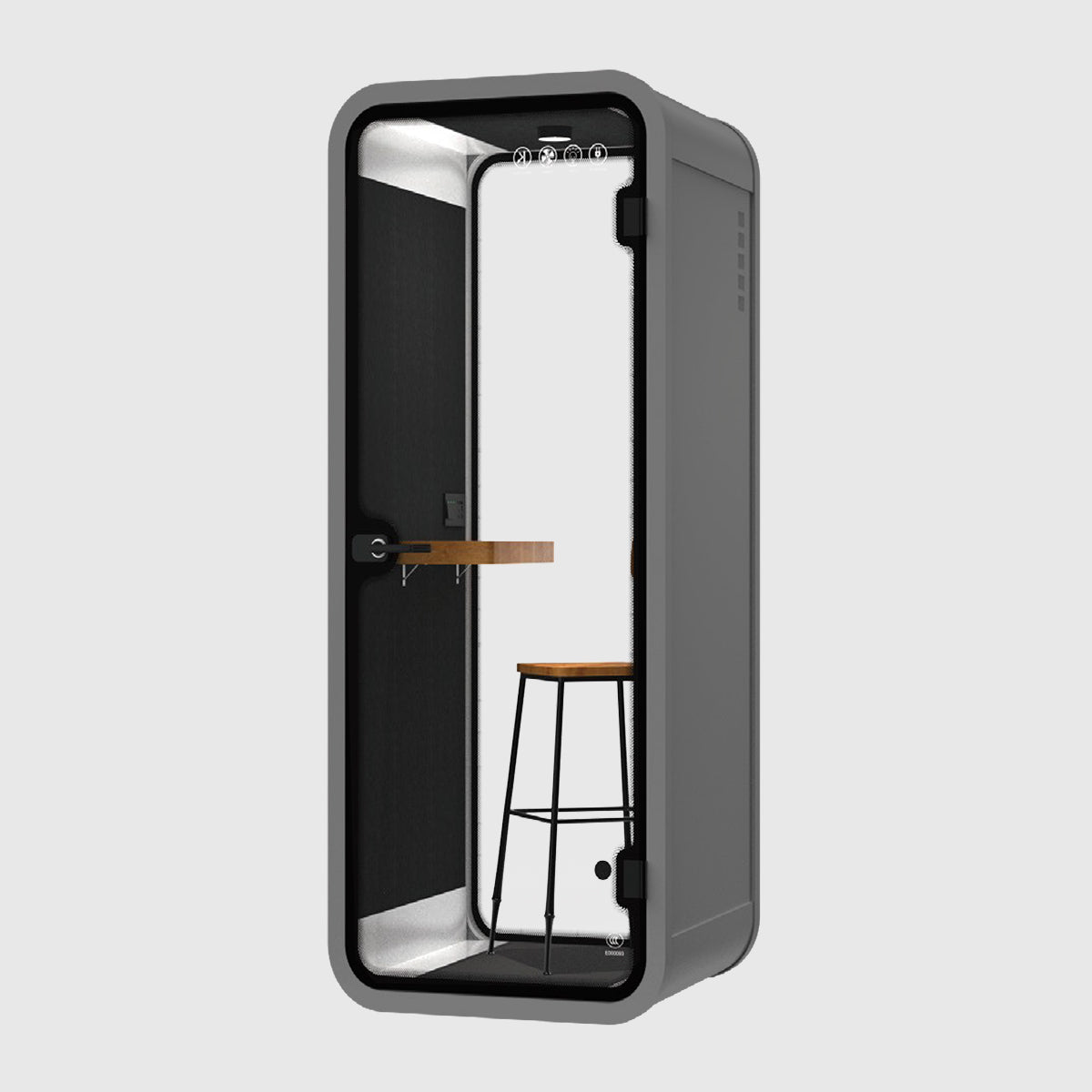 Soundproof Acoustic Work Phone Booth Single Pod - Ergoworks