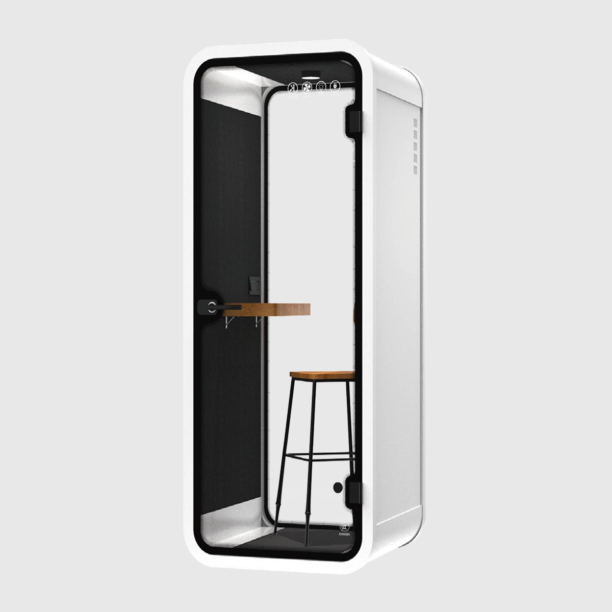 Soundproof Acoustic Work Phone Booth Single Pod - Ergoworks