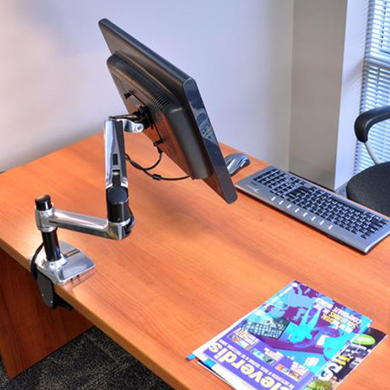 LX Desk Mount LCD Monitor Arm, Tall Pole - Ergoworks