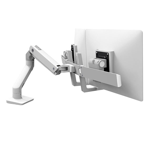 HX Desk Mount Dual Monitor Arm (white) - Ergoworks