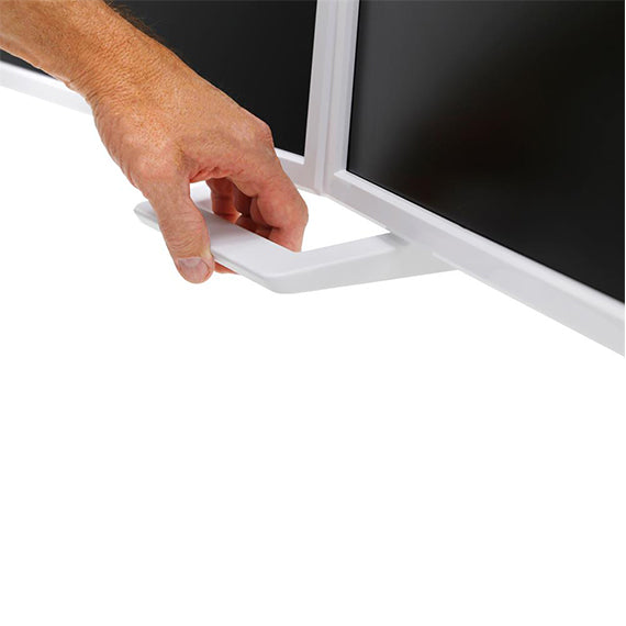 HX Desk Mount Dual Monitor Arm (white) - Ergoworks