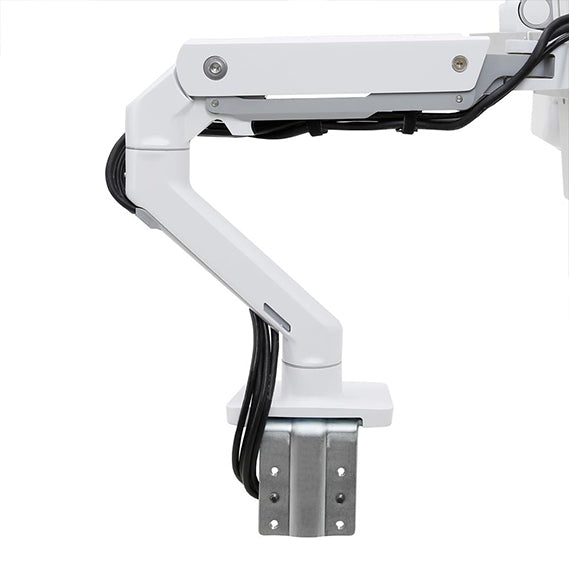 (INDENT ORDER) ERGOTRON - ET-45-476-216 - HX Desk Mount Dual Monitor Arm (white)