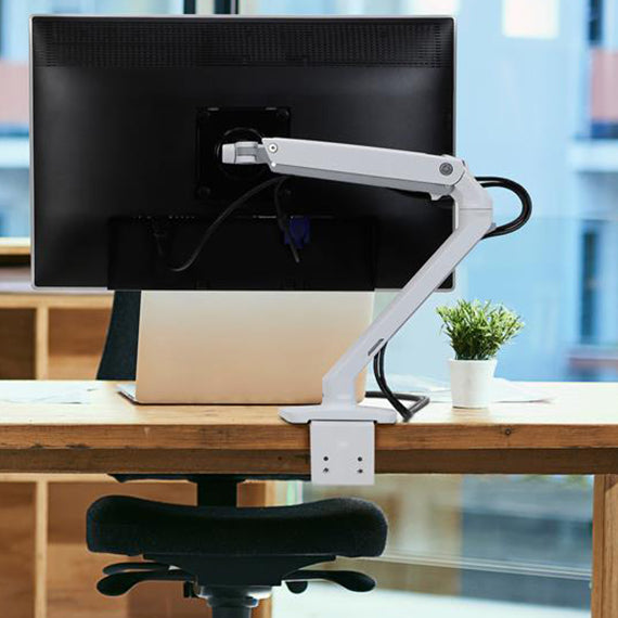 MXV Desk Mount Monitor Arm (white) - Ergoworks